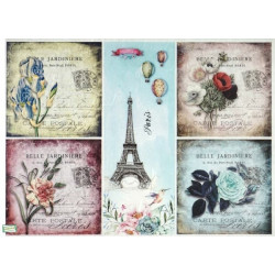 1papier de riz Fleurs-R20L