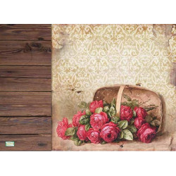 1papier riz Les Roses-R239L