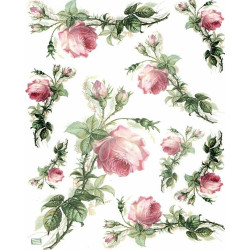 1papier riz Les Roses-R261L