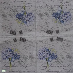 1serviette papier Violettes-6