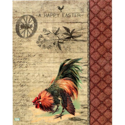 1papier de riz Poules-R1094