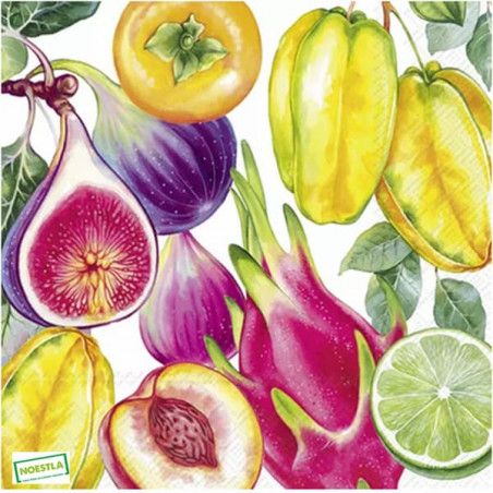 1serviette papier Fruits-53