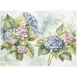 1papier de riz Fleurs-R1297L