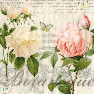 1 serviette papier Les Roses - 17