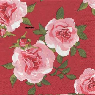 1 serviette papier Les Roses -45
