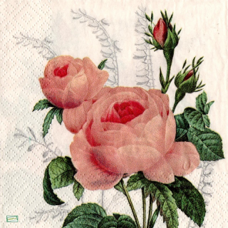 1 serviette papier Les Roses -56