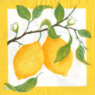 1 serviette papier Les Citrons - 44