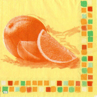 1 serviette papier Les Oranges - 47