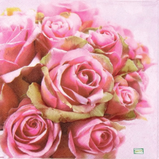 1 serviette papier Les Roses - 88