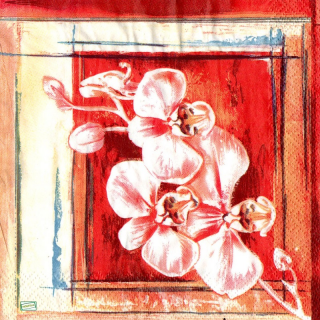 1 serviette papier Les Orchidés - 33
